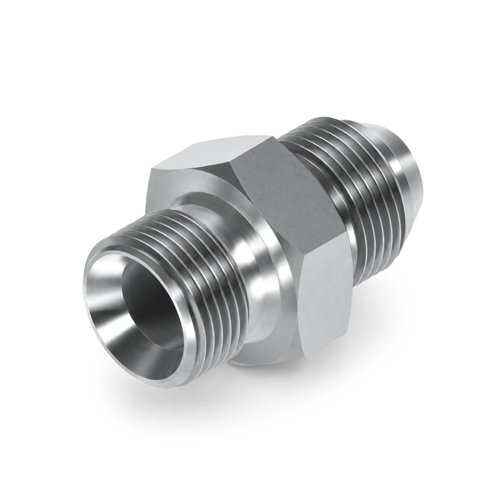 1/4" BSP Male to 1/4" BSP JIS 60° Cone Male Hydraulic Adaptor