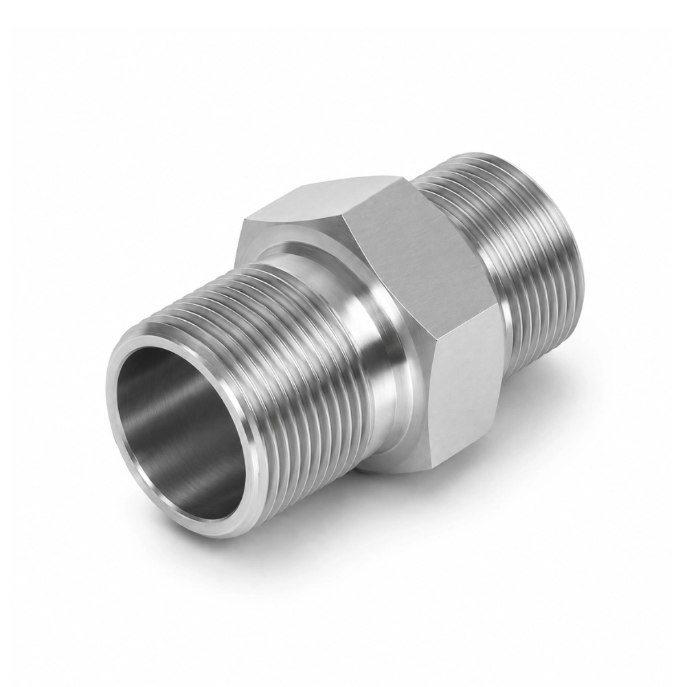 1/8" BSP Male to 9/16" ORFS Male Hydraulic Adaptor with O-Ring
