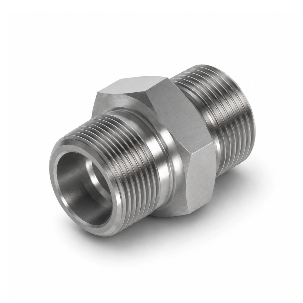 M16 24° Cone Male (10L) to 13/16" ORFS Male Hydraulic Adaptor with O-Ring