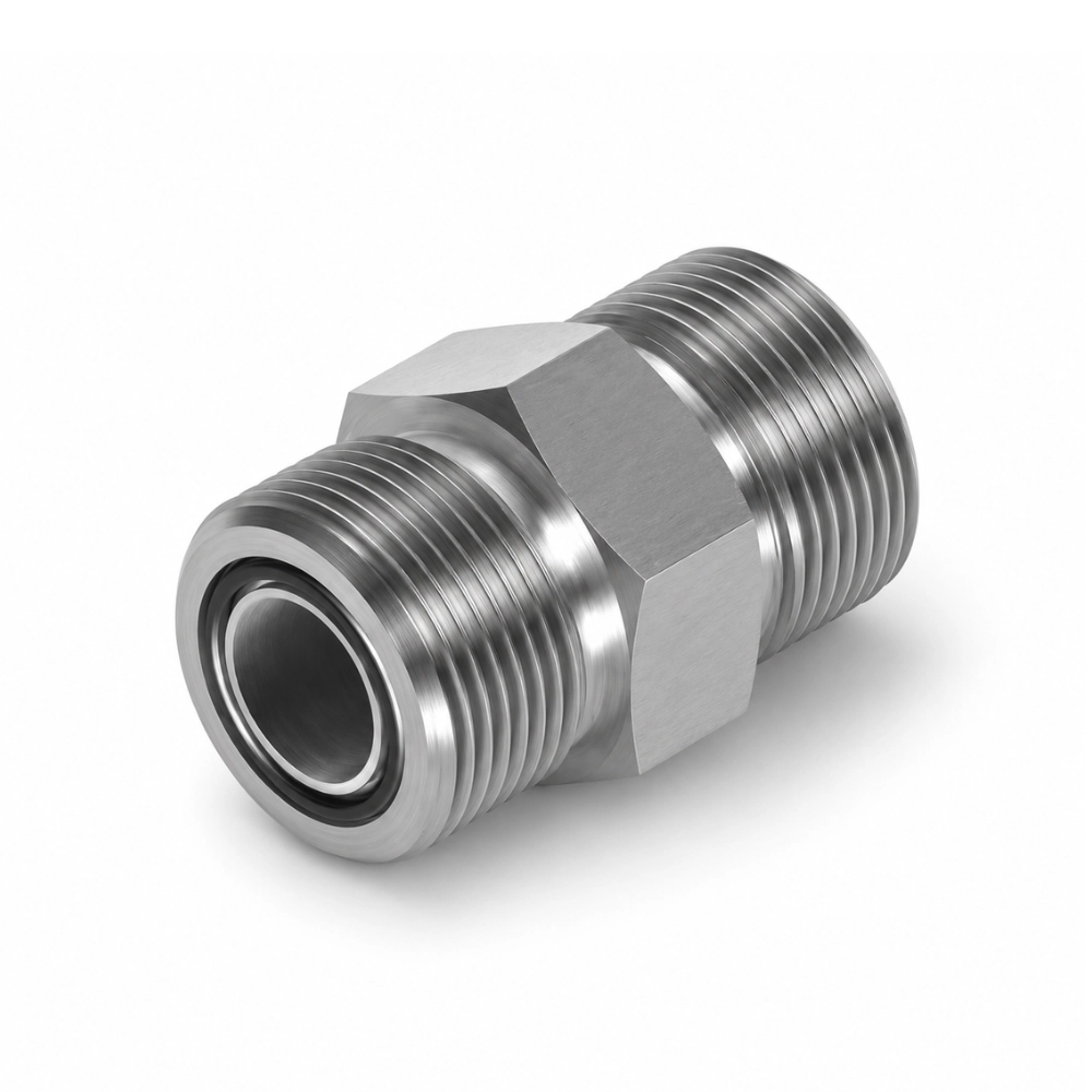 9/16" ORFS Male to Male Hydraulic Adaptor