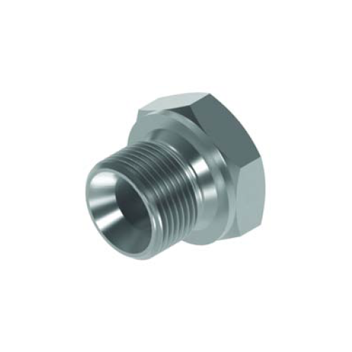 1/8 BSP Coned Plug To Din 3852 Form A Hydraulic Adaptor