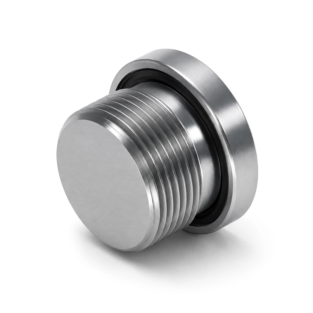 1/8" BSP Socket Head Hydraulic Blanking Plug with Captive Seal