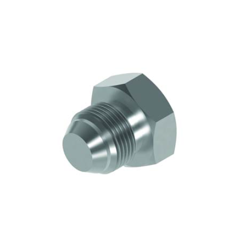 1/8 JIS Solid Plug 60° Ext Flare (BSP Thread) Hydraulic Adaptor