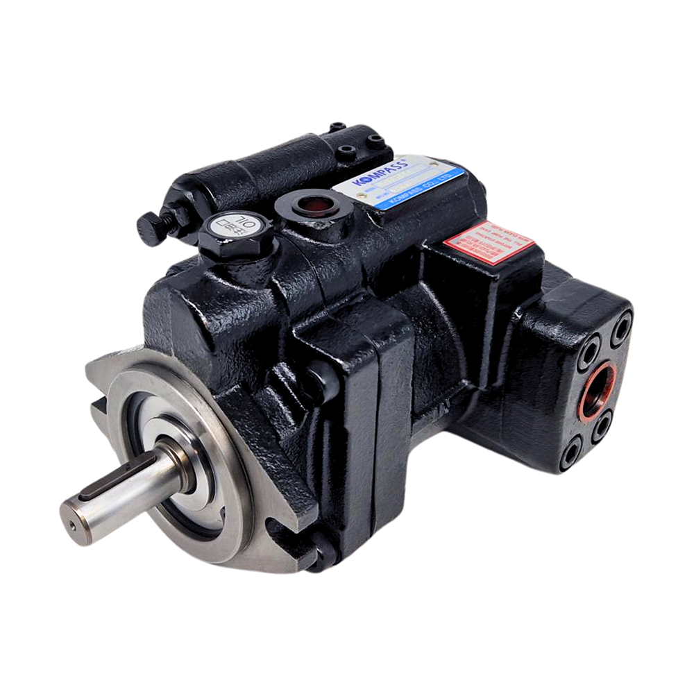 Kompass PVS Hydraulic Piston Pump, 70CC, 30-286 Bar, Standard Compensator