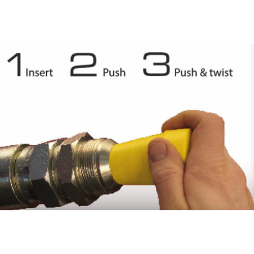Service Plug Mixbox 1-42mm, Yellow, Port Plugs, Hose Plugs Service Plug Mixbox 1-42mm, Yellow, Port Plugs, Hose Plugs