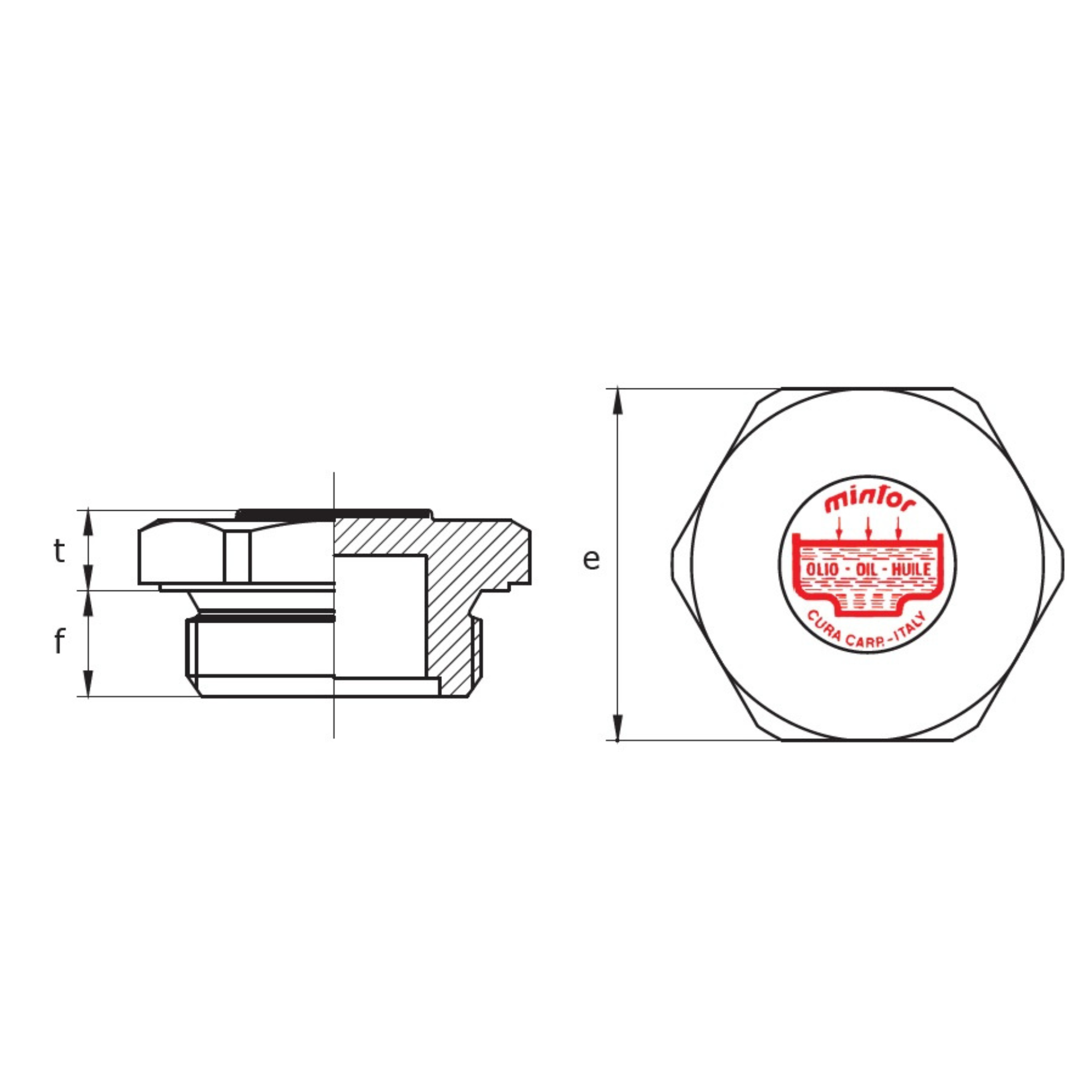 Hydraulic Filling Plug 48x3