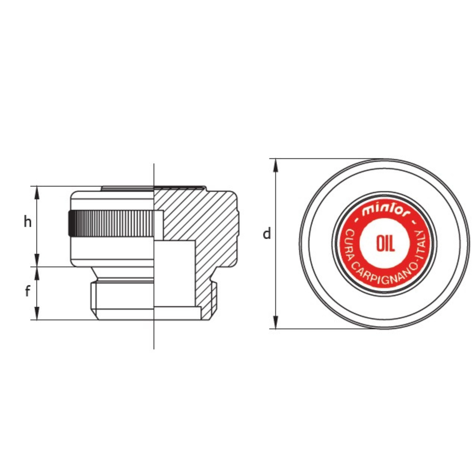 Hydraulic filling plug, 1" BSP, TC/Z5G