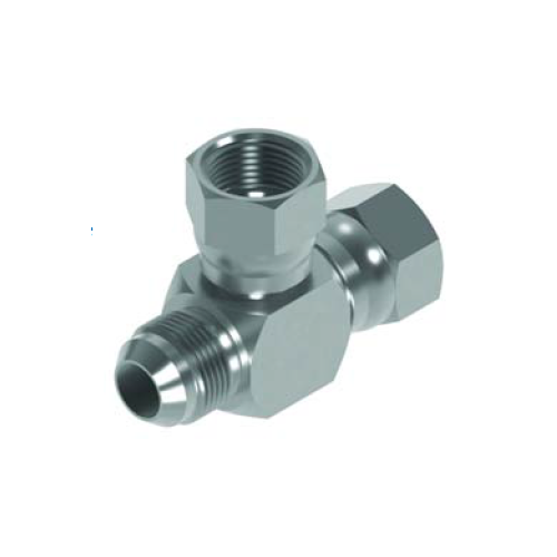 7/16 JIC M/F/F Tee Hydraulic Adaptor