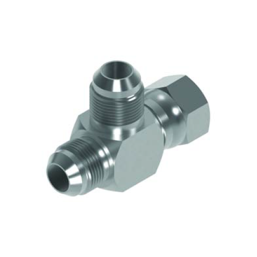 7/16 JIC M/F/M Tee Hydraulic Adaptor