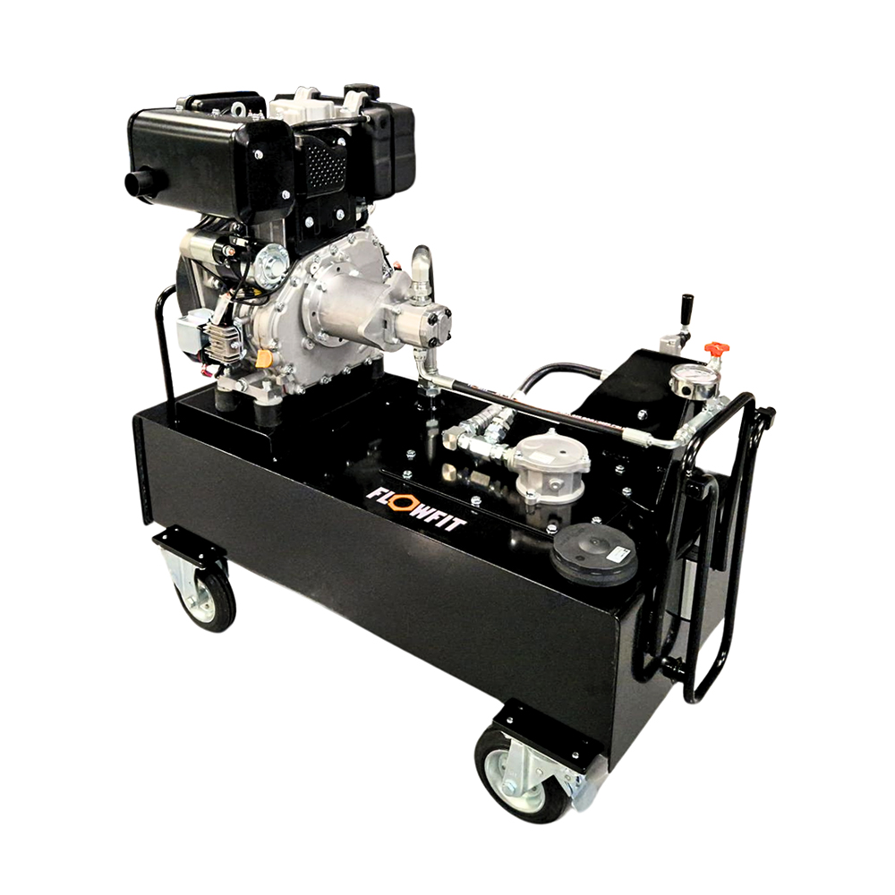 Loncin D460 Diesel Engine Driven, Hydraulic P & T Circuit Power Unit, 10HP, 18 L/Min, 100L Tank Loncin D460 Diesel Engine Driven, Hydraulic P & T Circuit Power Unit, 10HP, 18 L/Min, 100L Tank