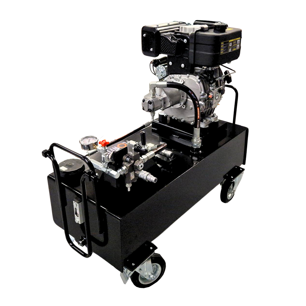 Loncin D460 Diesel Engine Driven, Hydraulic P & T Circuit Power Unit, 10HP, 18 L/Min, 100L Tank Loncin D460 Diesel Engine Driven, Hydraulic P & T Circuit Power Unit, 10HP, 18 L/Min, 100L Tank