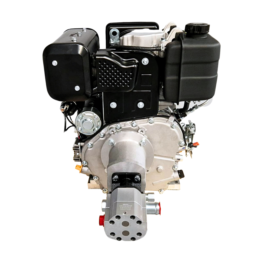 Loncin LC178 Diesel Engine Hydraulic HI/LO Gear Pump Set 6.5HP, 36 L/min Loncin LC178 Diesel Engine Hydraulic HI/LO Gear Pump Set 6.5HP, 36 L/min