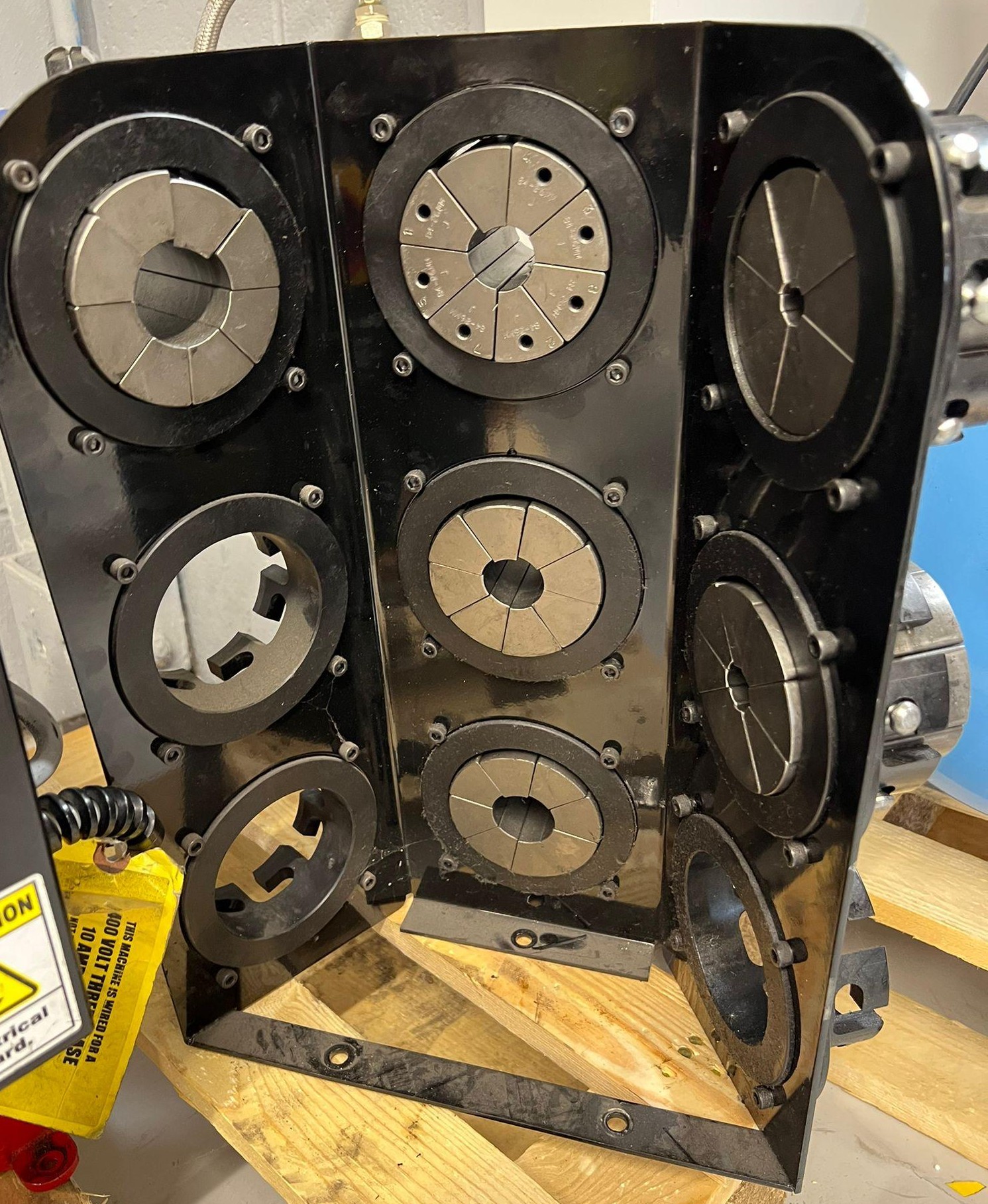 155 Ton EU32MIC Single Phase Hydraulic Hose Crimper Fully Serviced 6 Die Sets Included