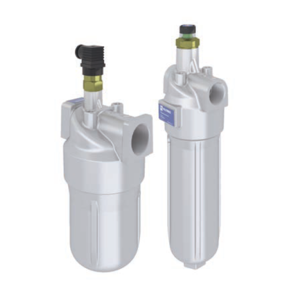 Filtrec F040 In Line Medium Pressure Filter, 10 Micron Glass Fibre, 3/4" BSP, 70 L/Min, 70Bar