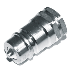 Hydraulic ISO A quick release coupling, Male, 1/4 BSP