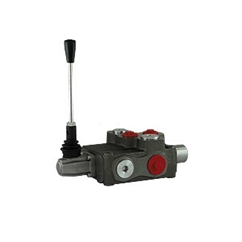 Flowfit 1 Bank, 3/4 BSP, 160 l/min Double Acting Spring Return Lever Operated Hydraulic Monoblock Valve