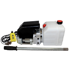 Flowfit 24V DC Single Acting Hydraulic Power pack with 4.5L Tank & Back up handpump ZZ005134