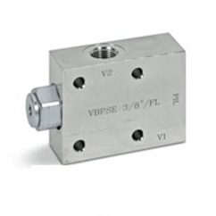 Hydraulic single pilot operated check valve flangeable, VBPSE 1/4 FL