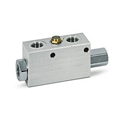 Hydraulic external single pilot operated check valves, VBPSE 3/8 PS