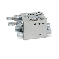 Hydraulic double acting plough overturning valve by up mouldboard load shifting