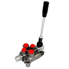 Galtech 1 Bank, 1/4 BSP, 20 l/min Double Acting Motor Spool 3 Positions, Detent Hydraulic Monoblock Valve