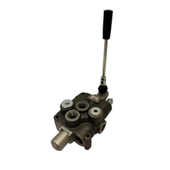 Flowfit 1 Bank, 3/4 BSP, 160 l/min Double Acting Spring Return Lever Operated Hydraulic Monoblock Valve