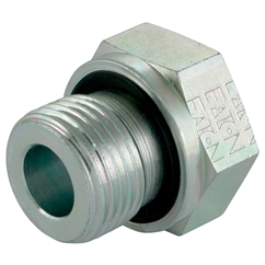 Hydraulic Tube Reducing Bush, BSPP, Compact, 3/8 Male BSPP Compact x 1/8 Female BSPP Compact