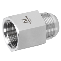 Stainless Steel Female Stud Coupling, Male UNF x Female BSPP, UNF 7/16'' - 20 x 1/8'' BSPP