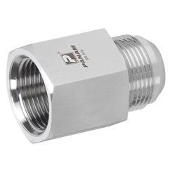 Stainless Steel Female Stud Coupling, Male UNF x Female NPT, UNF 7/16'' - 20 x 1/8'' NPT