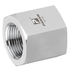 Stainless Steel Female x Female Straight Adaptor, Fixed, NPT 1/8'' x 1/8'' NPT