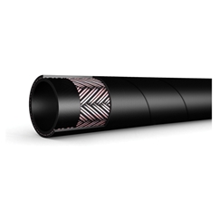 Oil Return / Fuel Hose, EN854 SAE 100R6, 1/4 Bore, 50 metre Coil, Black