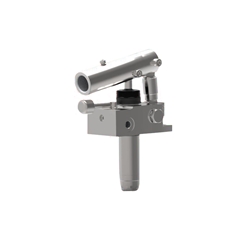 GL Stainless Steel Double Stroke Handpump for a Double Acting Cylinder with 4 Way, 3 Position Closed Centre