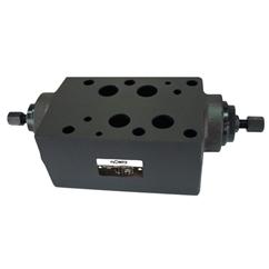 Flowfit Cetop 8 Flow Control with Check Valve, Metre Out on A Port