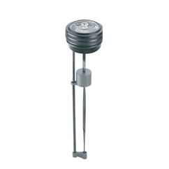 Hydraulic visual level indicator with float system, 2 BSP, L=300, for use with Oil