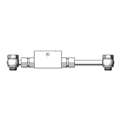 Flowfit Hydraulic Double Pilot Operated Check Valve Kit for Double Acting Cylinder 32/200 10L
