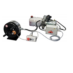 Hose Crimping Kit with Splitter Head, 12V Power Pack and Remote Control Box. Max. Hose Size 1 1/2