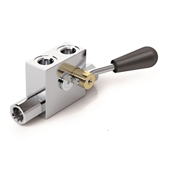 Hydraulic Single Pilot Operated Check Valves With Manual Shut-Off, VBPSE 1/4 L C/RUB