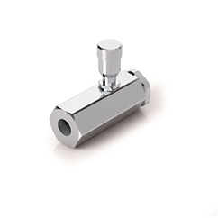 Hydraulic Compensated 90° Flow Regulator Valve, VRFU 90° 1/4 Compensato