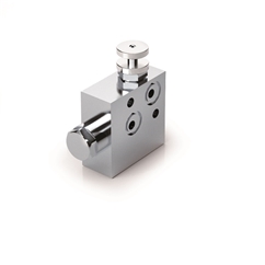 Hydraulic Flow Control Valve Excess To Tank Flangeable on Danfoss Motors OMS, RFP3 1/2 OMS