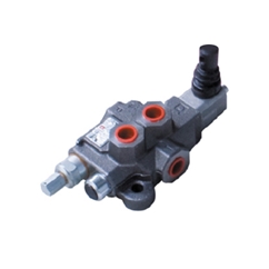 Bucher 1 Bank 3/8 BSP, 40 l/min Double Acting Spring Return Lever Operated Hydraulic Monoblock Valve