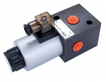 Flowfit 3 Way Hydraulic Solenoid Diverter 3/8" BSP Port Size, 12V DC, 80 L/Min Flows