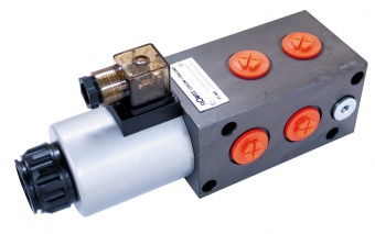 Flowfit 6 Way Solenoid Diverter, 1/2" BSP Port Size, 12V DC, 80 L/Min Flows