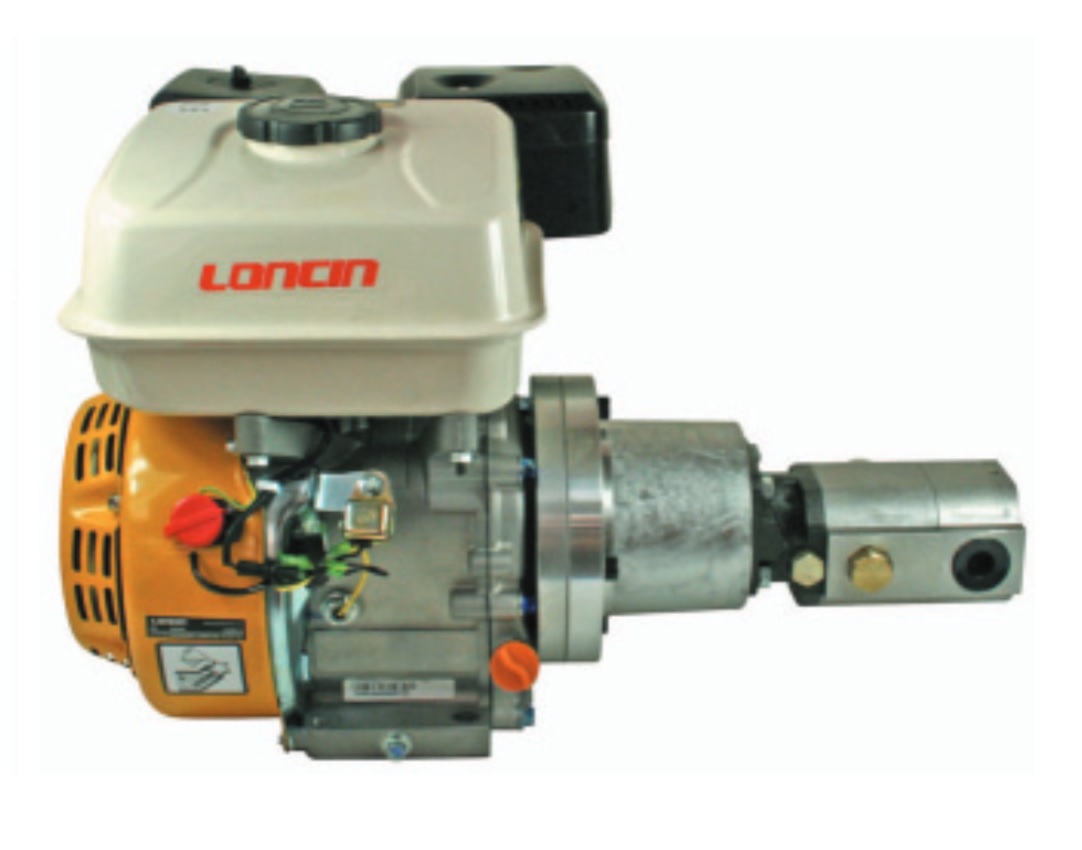 "LONCIN petrol engine hydraulic HiLo Gear pump, 13HP, 61.5 L/min