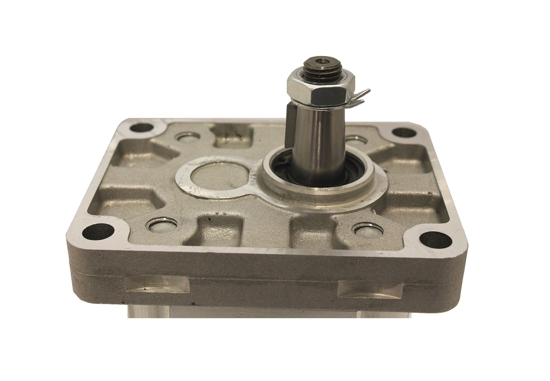 Group 2 to Group 1 Hydraulic Tandem Pump - 26 CC - Clockwise Rotation to 9.8 CC - Clockwise Rotation Group 2 to Group 1 Hydraulic Tandem Pump - 26 CC - Clockwise Rotation to 9.8 CC - Clockwise Rotation