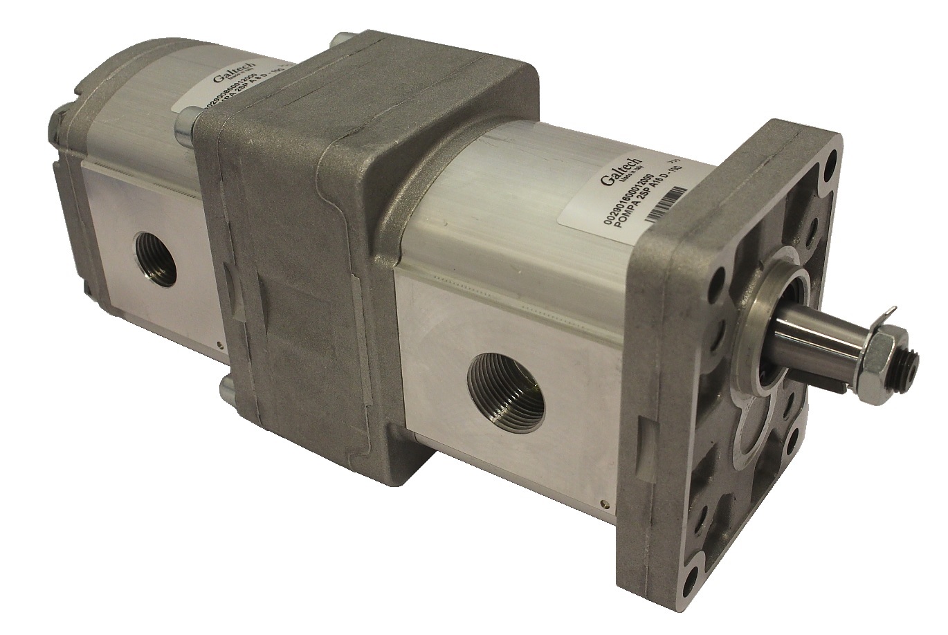 Group 2 to Group 2 Hydraulic Tandem Pump - 26 CC - Clockwise Rotation to 26 CC - Clockwise Rotation Group 2 to Group 2 Hydraulic Tandem Pump - 26 CC - Clockwise Rotation to 26 CC - Clockwise Rotation