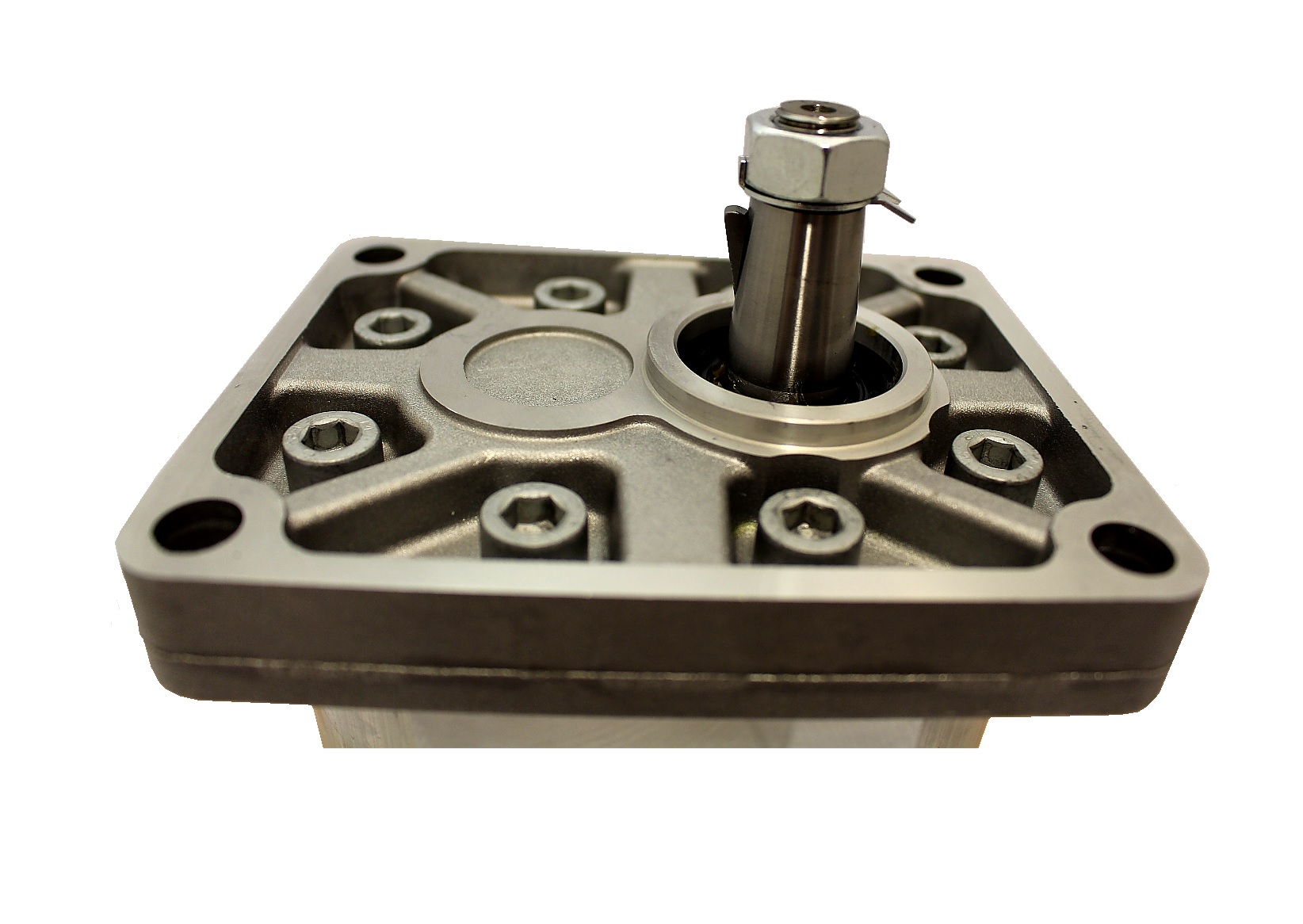 Group 3 to Group 2 Hydraulic Tandem Pump - 62 CC - Clockwise Rotation to 26 CC - Clockwise Rotation Group 3 to Group 2 Hydraulic Tandem Pump - 62 CC - Clockwise Rotation to 26 CC - Clockwise Rotation