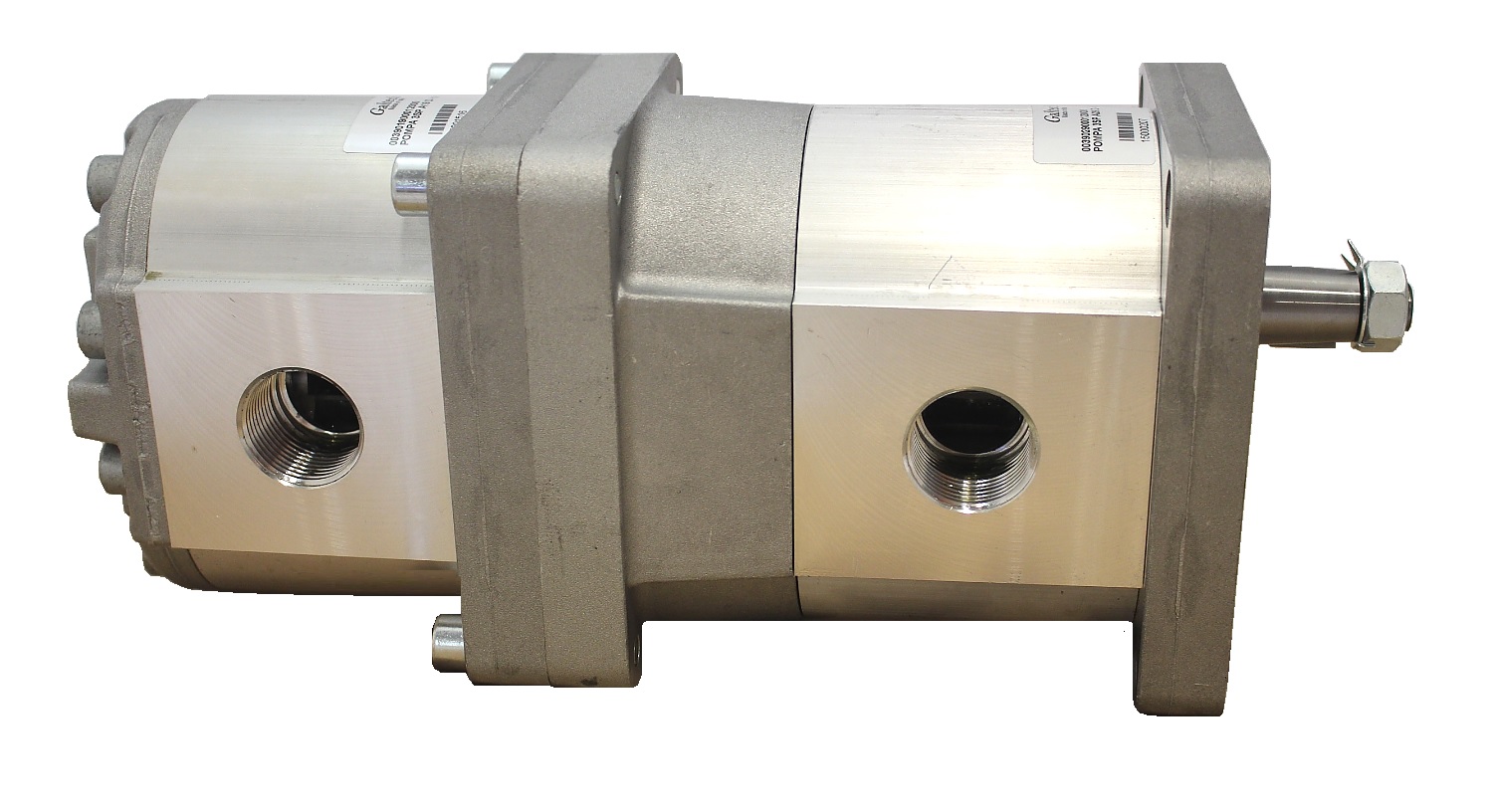 Group 3 to Group 3 Hydraulic Tandem Pump - 62 CC - Clockwise Rotation to 62 CC - Clockwise Rotation Group 3 to Group 3 Hydraulic Tandem Pump - 62 CC - Clockwise Rotation to 62 CC - Clockwise Rotation