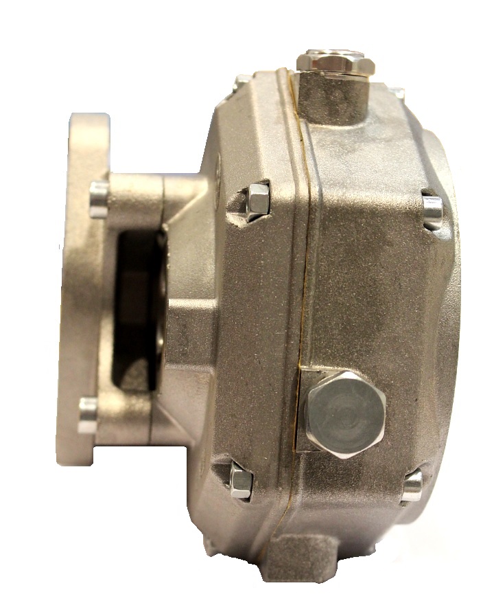 GP2 95001 speed reduction gearbox SAE A dia.25 input, 35mm Thro' output ratio 1:3 38-95001-4