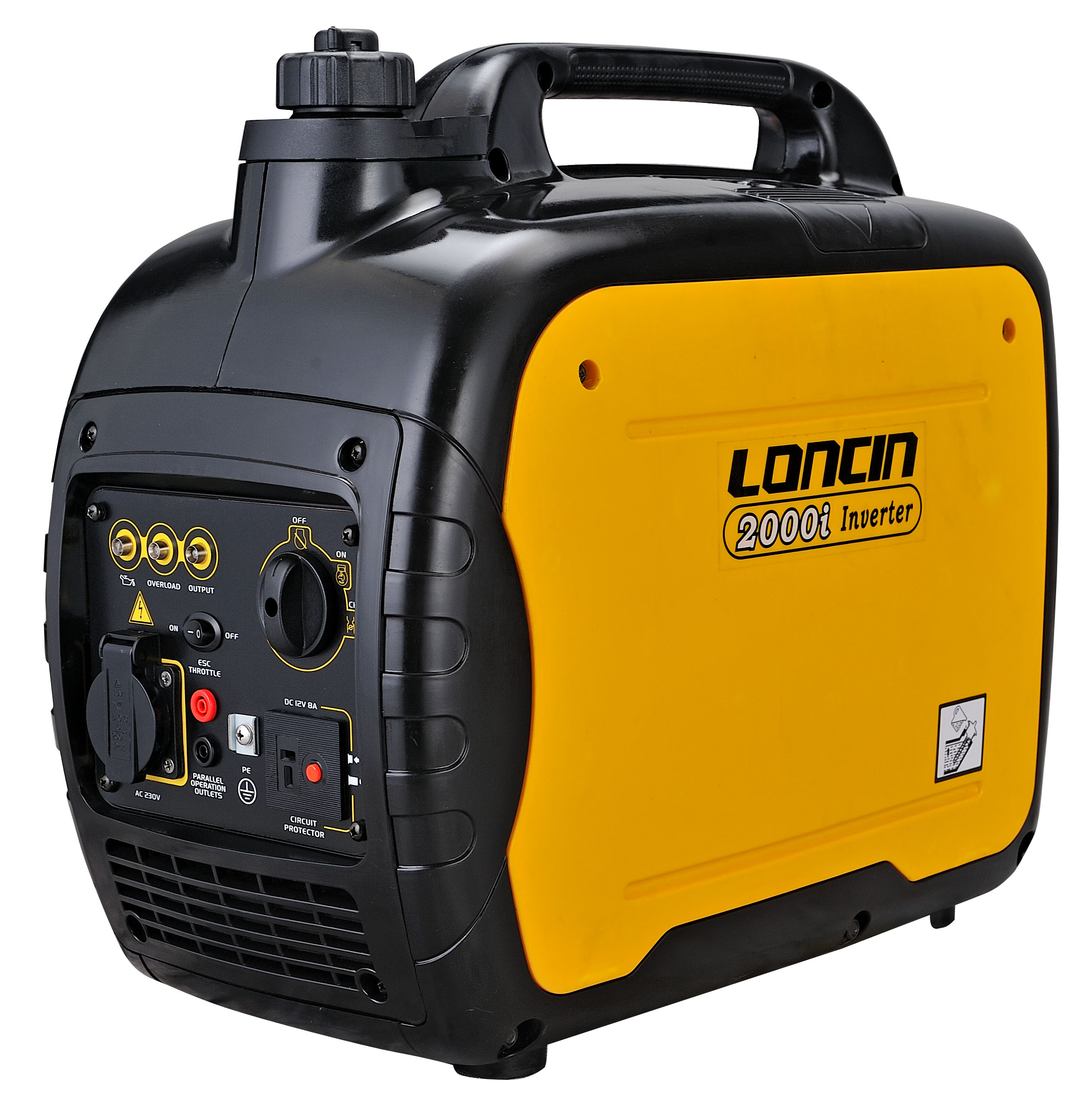 Loncin 2KVA portable petrol driven generator LC2000i