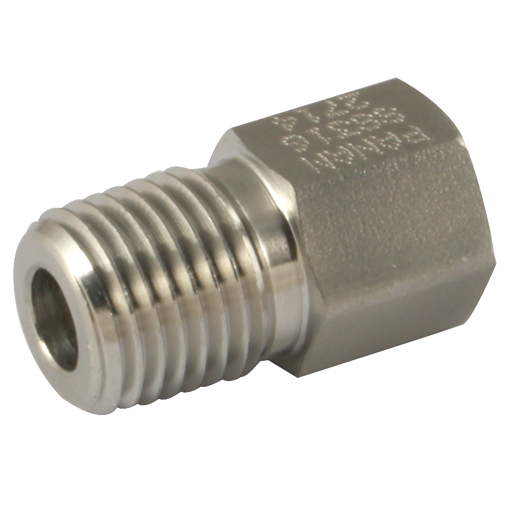 Equal Male x Female Adaptor, Male x Female, NPT, Thread Size 1/8''